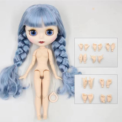 ICY DBS Blyth Doll 1/6 BJD Joint Body White Skin Tan Skin Dark Skin Matte Face Nude Doll 30cm Anime Toy Girls Gift