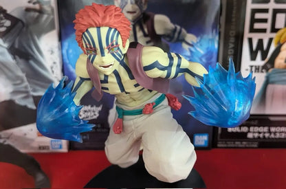 In Stock Bandai Original Genuine Banpresto Anime Yaiba Akaza Vibration Stars Plus 14cm Model Toy Figur