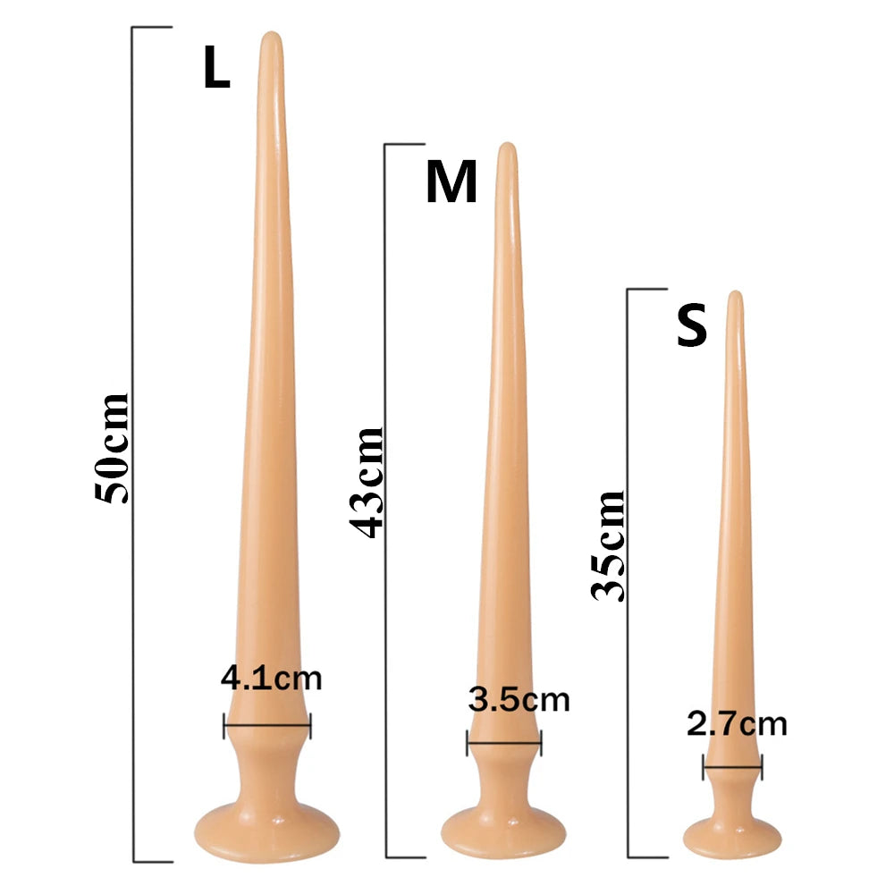 50CM Super Long Anal Plug Adult Silicone Anal Dildo G spot Prostate Massage Masturbate Plug Anal Expand Sex Toys Huge Ass Plug