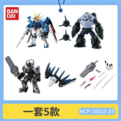 Bandai Gashapon Mobile Suit Ensemble (MSE) Gundam RX-78-2 Strike Hi-Nu Wing Astray ZZ Barbatos Assemble Model Kit Toy