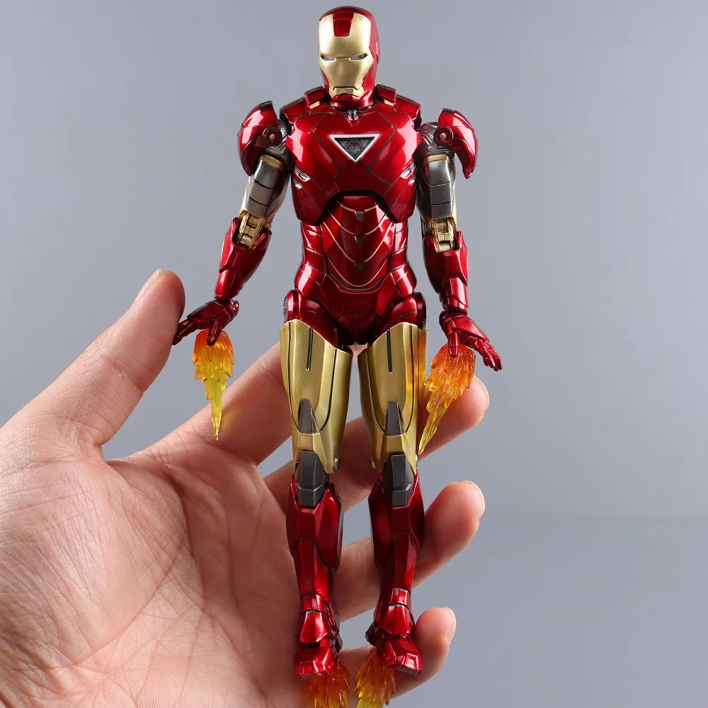 ZD Toys Iron Man Action Figure Joint Movable MK1 MK3 MK6 MK7 MK42 MK45 MK50 MK85 MK17 MK33 MK39 Adult Collection Figure Gift