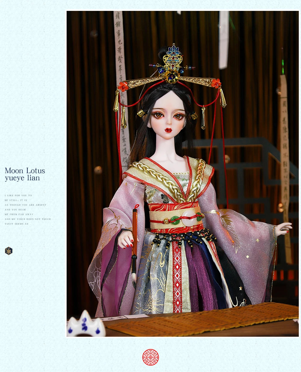 DBS BJD Fantasy Fairy 1/3 Doll Mechanical Body Joints With Makeup Hair Eyes Clothes 62CM Customized Gift SD