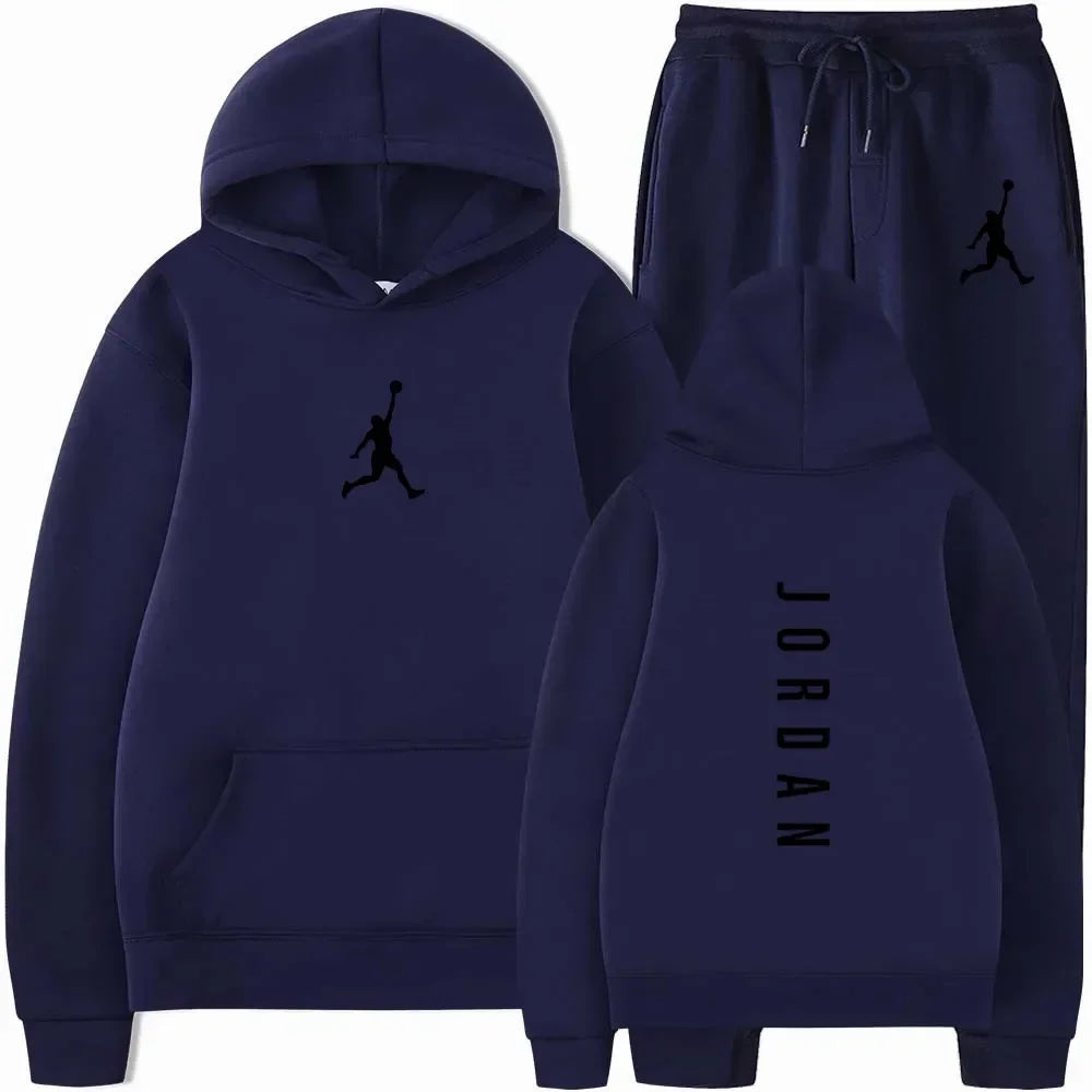 Men's Fleece Hoodie & Jogger Set