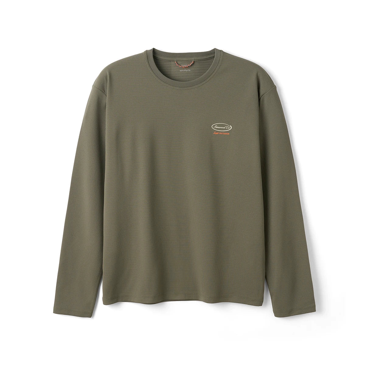 SIMWOOD Quick Dry Waffle Texture Long Sleeve T-shirt Men 180gsm Anti-static Moisture Wicking Sportswear for Running Workout Top