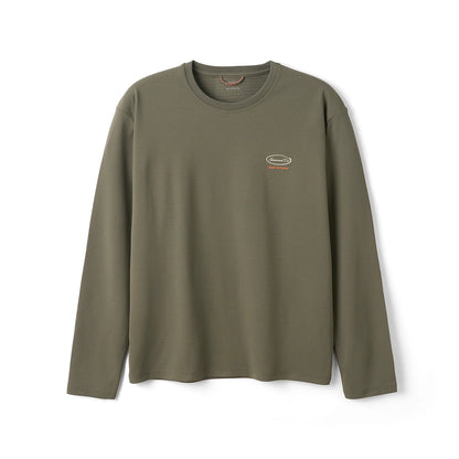 SIMWOOD Quick Dry Waffle Texture Long Sleeve T-shirt Men 180gsm Anti-static Moisture Wicking Sportswear for Running Workout Top
