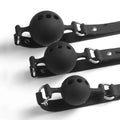 All Silicone Mouth Gag Breathable Ball Gag Adjustable Belt Mouth Sex Toys For Adult SM Games Sexyshop Erotic Accessories 18+