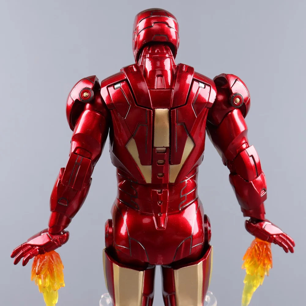 ZD Toys Iron Man Action Figure Joint Movable MK1 MK3 MK6 MK7 MK42 MK45 MK50 MK85 MK17 MK33 MK39 Adult Collection Figure Gift