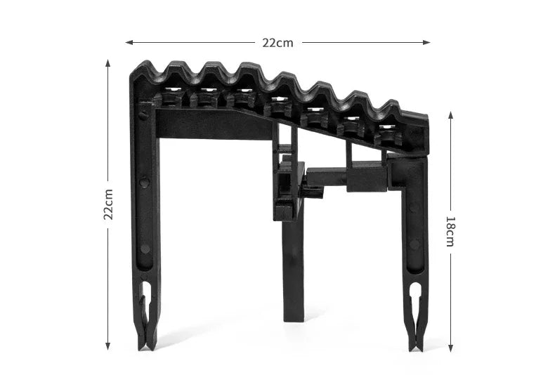 Golf Clubs Fixture Accommodate 9 Iron Holder Reduce Pole Head Collisions Adjustable Width Training Aids ZJ018