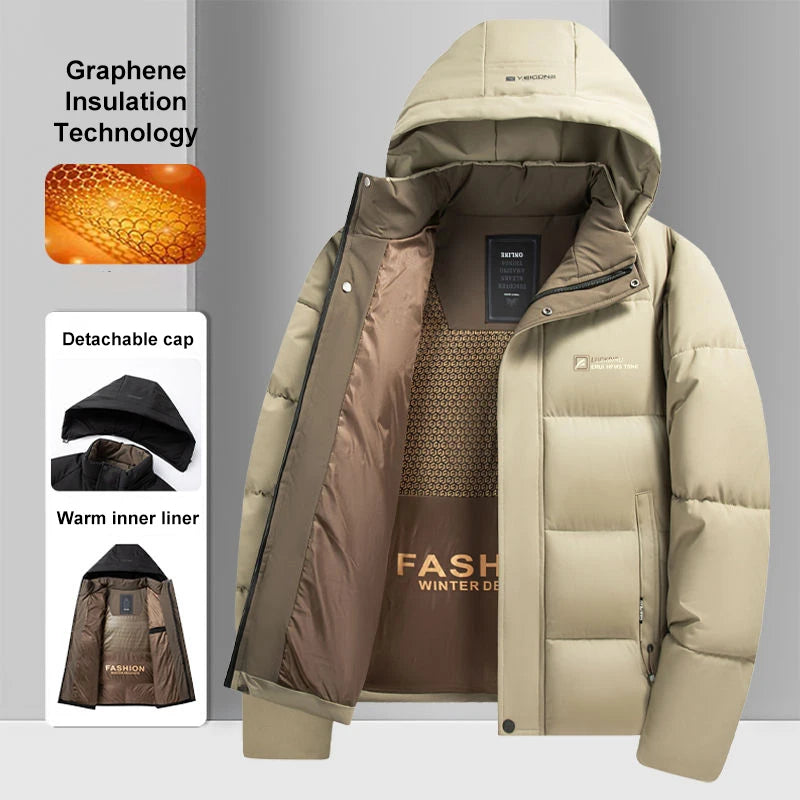 Men's Thick Hooded Winter Jacket
