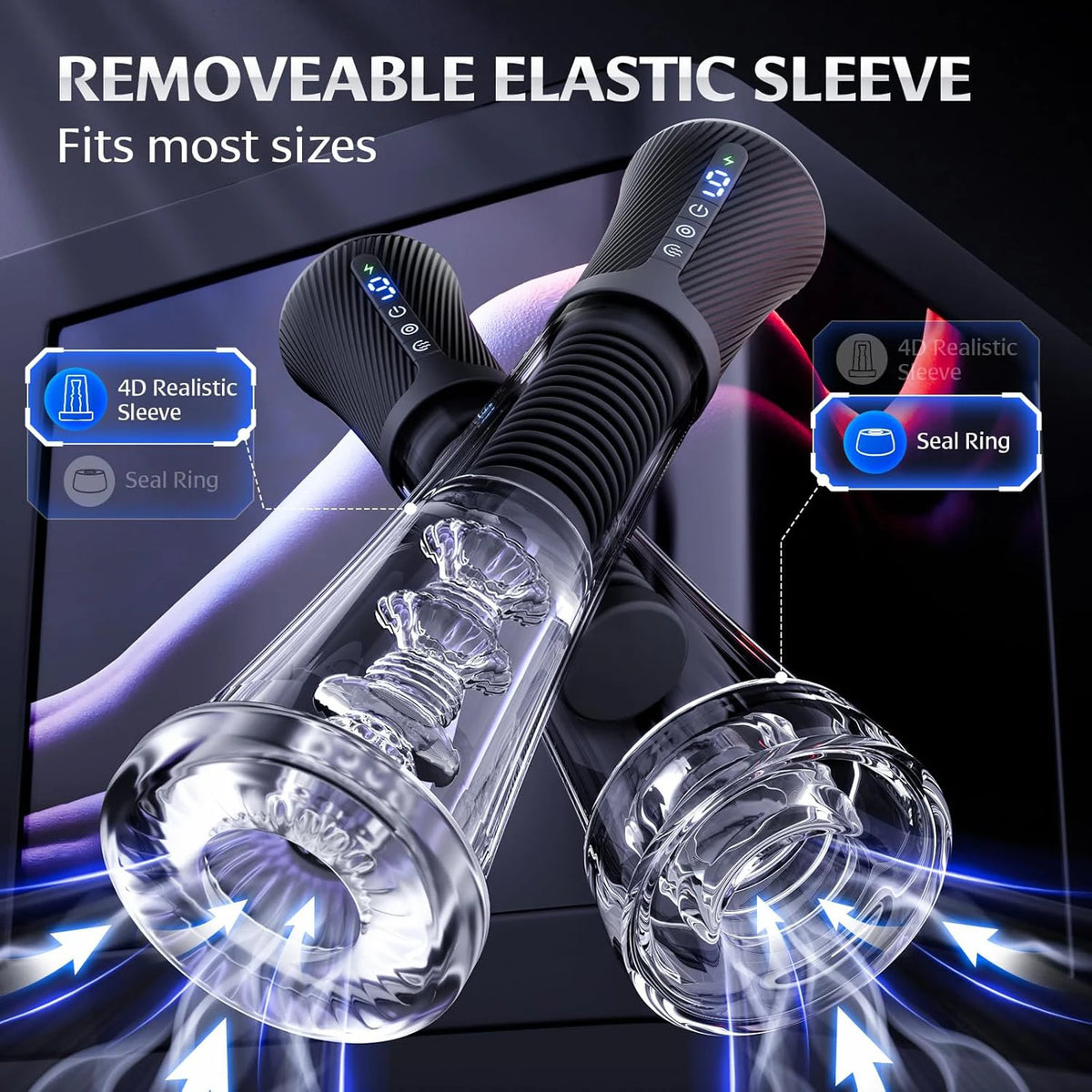 Vibrating Suction Stroker for Men