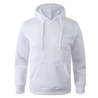 Men's Solid Pullover Hoodie