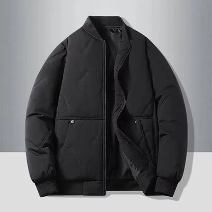 Men's Casual Zip-Up Baseball Jacket