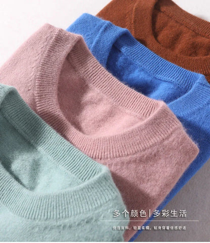 Men's Cashmere-Blend Crewneck Sweater