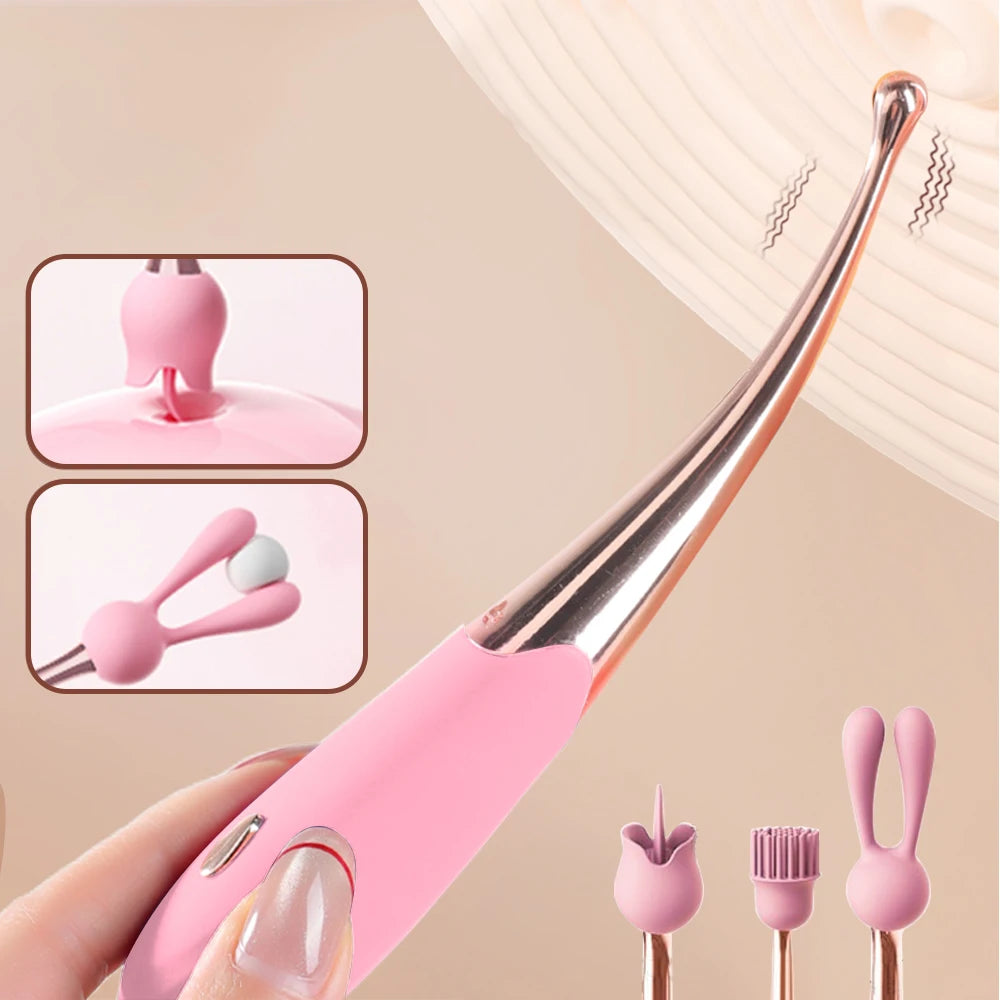 10 Frequency Vibrators G Spot Vibrator Powerful Lick Clitoris Nipple Stimulator Masturbator Massager Adult Sex Toys for Women