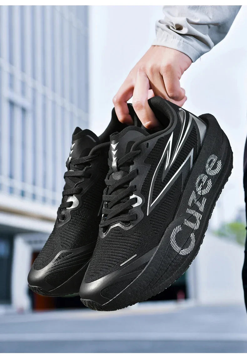 Men's Running Shoes Outdoor Sneakers Breathable Mesh Off-road Luxury shoes Trainer Shoes Couple Cushioning Race Non-Slip Fashion