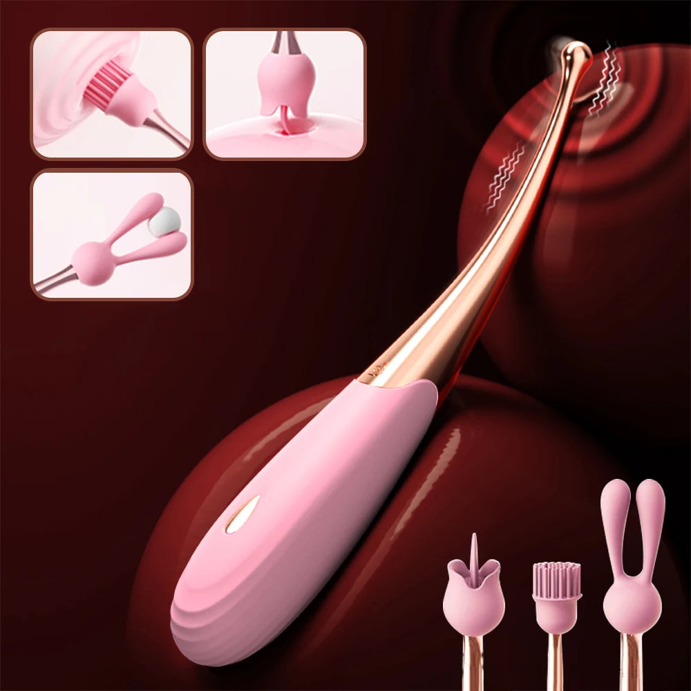 10 Frequency Vibrators G Spot Vibrator Powerful Lick Clitoris Nipple Stimulator Masturbator Massager Adult Sex Toys for Women