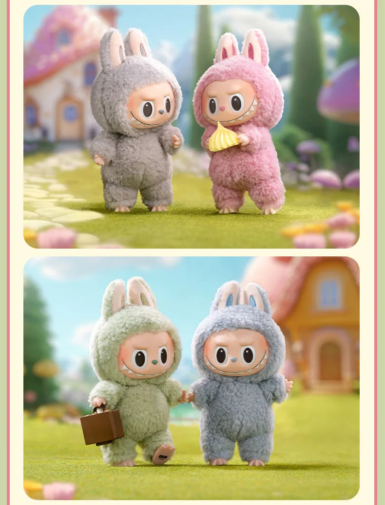 LABUB 1.0 Sweet Macaron Series-POP MART: 100% Genuine Figure, Blind Box, Sweet Theme, Collecting/Gifting, Hot Trend!