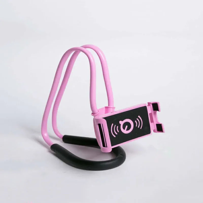Lazy Hanging Neck Phone Stand Holder Rotatable Mobile Phone Stand Necklace Bracket Bed 360 Degree Phone Holder For Smartphones