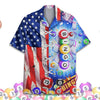 Unisex Bingo Tropical Hawaiian Shirt – 3D Print, Short Sleeve, XS–6XL