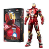 ZD Toys Iron Man MK35 Red Snapper Action Figure Iron Man Mk41 Mk47 Tank MK24 MK22 1/10 Scale Iron Man Collections Gift