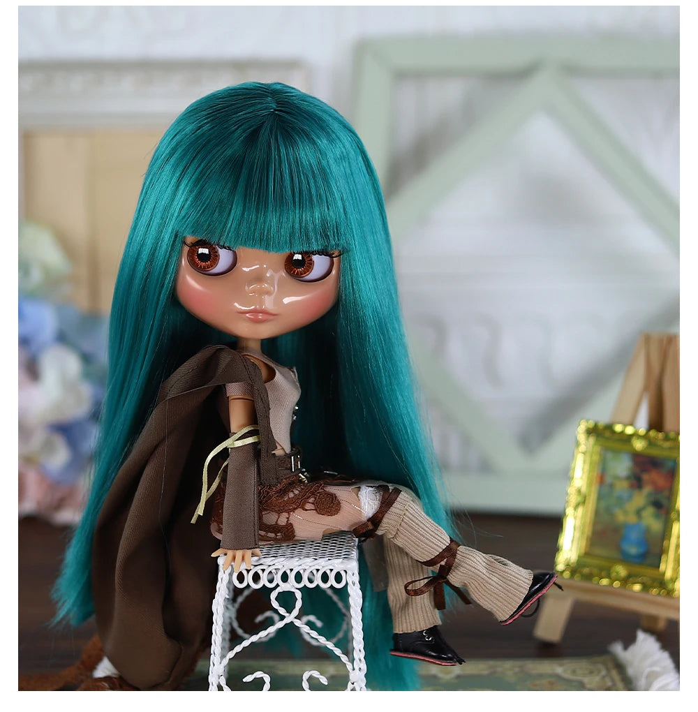 ICY DBS Blyth doll White Skin Glossy face Matte face Joint body with hand set A&B 1/6 bjd suitable diy makeup Special price