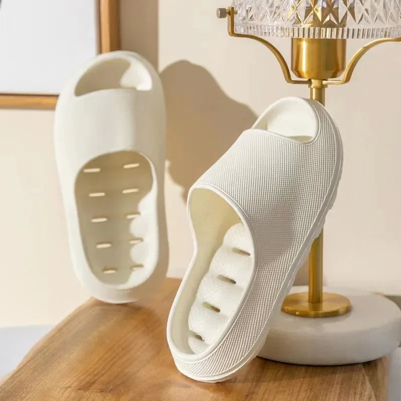 Men's Quick-Drying Anti-Slip Bath Slippers Summer Indoor Home Eva Couple Shower Slippers Anti-Odor Bathroom Sandals