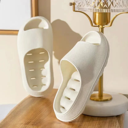 Men's Quick-Drying Anti-Slip Bath Slippers Summer Indoor Home Eva Couple Shower Slippers Anti-Odor Bathroom Sandals