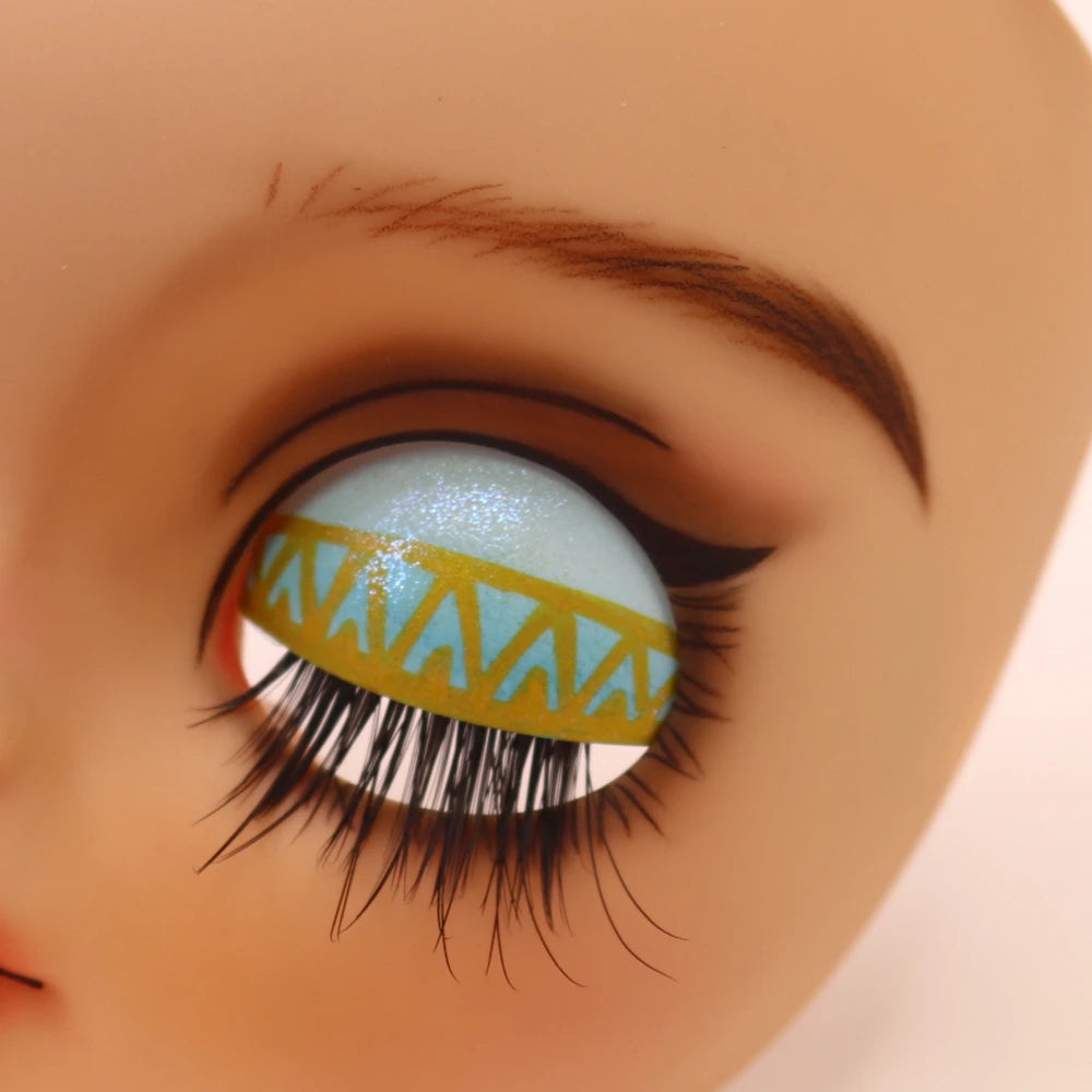 ICY DBS Blyth Baby Face DIY Matte Face Hand Painted Makeup Backplate and Screws