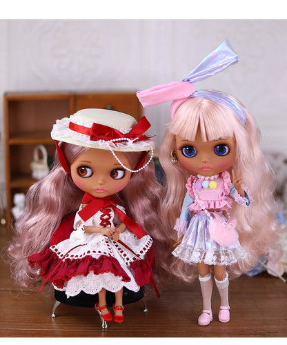 ICY DBS Blyth Doll BJD Joint Body dark Skin Set 1/6  30cm Girl  Gift Anime SD