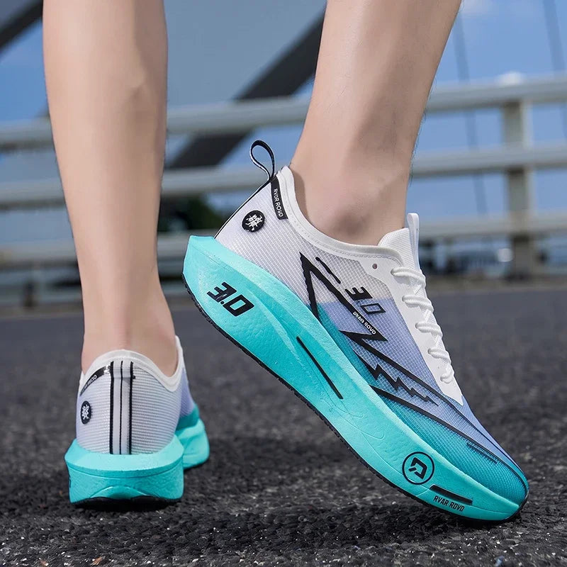 Men's Running Shoes Outdoor Luxury shoes Cushioning Race Breathable Couple Off-road Sneakers Non-Slip Mesh Trainer Shoes Fashion