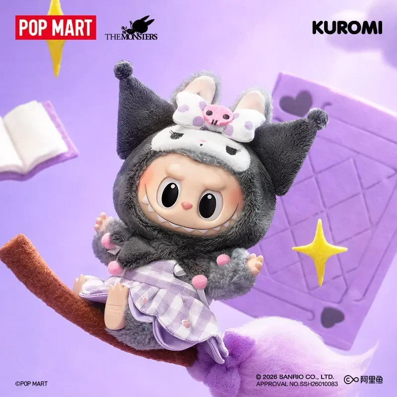 POP MART Labubu Monsters Sanrio Characters Series Vinyl Plush Mystery Guess bagBlind Box Anime Figure Soft Toy for Desktop Decor