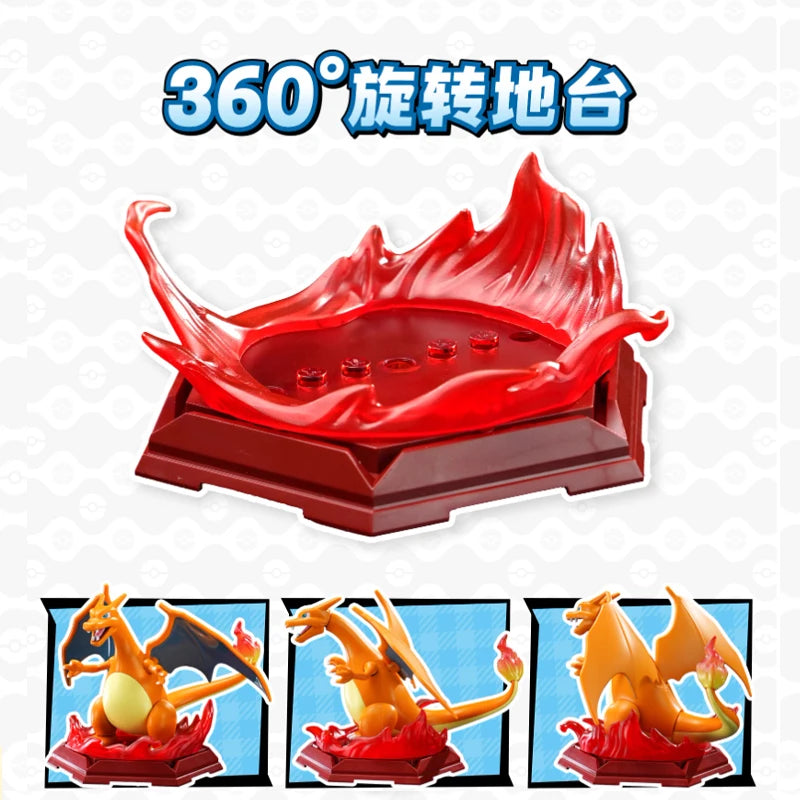 Original Pokemon Action Figure Pikachu Charizard Gengar Dragonite Gengar Movable Toy Decoration Model Children Birthday Gifts