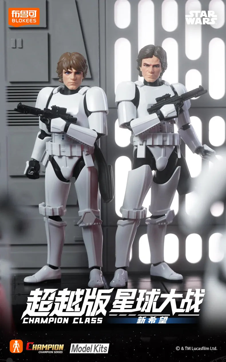Blokees Star Wars Action Figure Darth Vader Dark Trooper Stormtrooper Anime Collection Toys Model For Children Gift