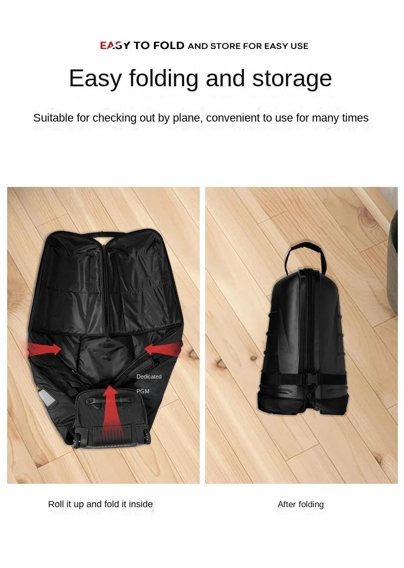Golf Aviation Bag Men Women Hard Shell Anti Collision Squeeze Aircraft Consignment Belt Roller Skating Travel Bags HKB014