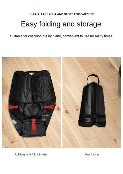 Golf Aviation Bag Men Women Hard Shell Anti Collision Squeeze Aircraft Consignment Belt Roller Skating Travel Bags HKB014
