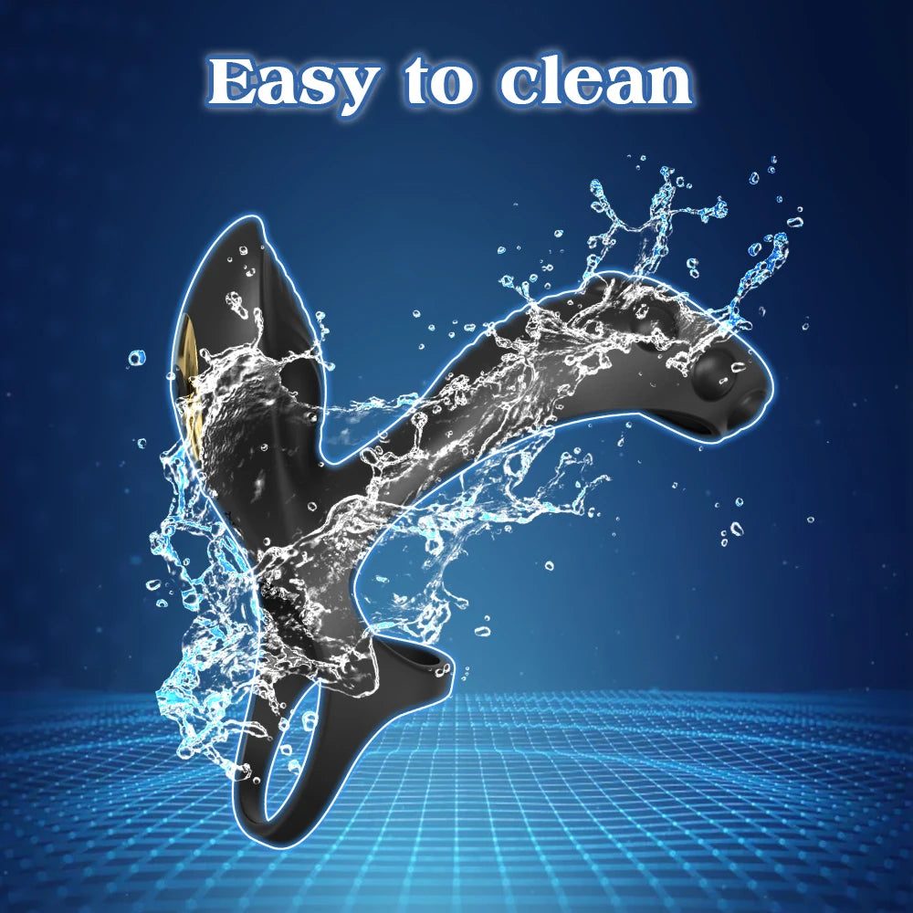 Adult Sex Toys Penis Ring - Vibrating Cock Ring with Clit & G Spot Vibrator for Men Couples, Penis Sleeve for Stronger Erection