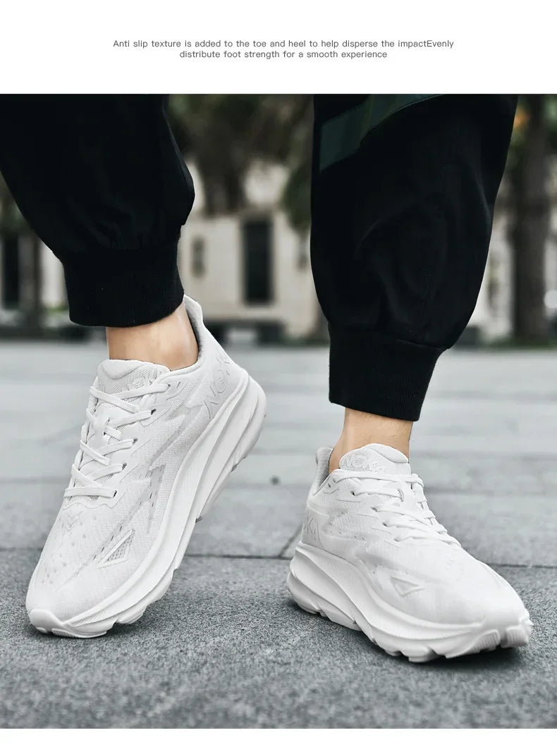 Men's Running Shoes Luxury Shoes Trainer Race Jogging Cushioning Outdoor Breathable Couple Non-Slip Sneakers Mesh Off-road Shoes