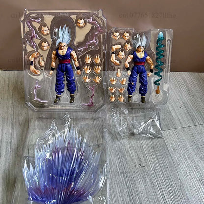 Dragon Ball Wild Beast Son Gohan Shf Exclusive CJ Edition Shf Son Gohan Beast Action Figure Model Toys Joint Movable Room Decor