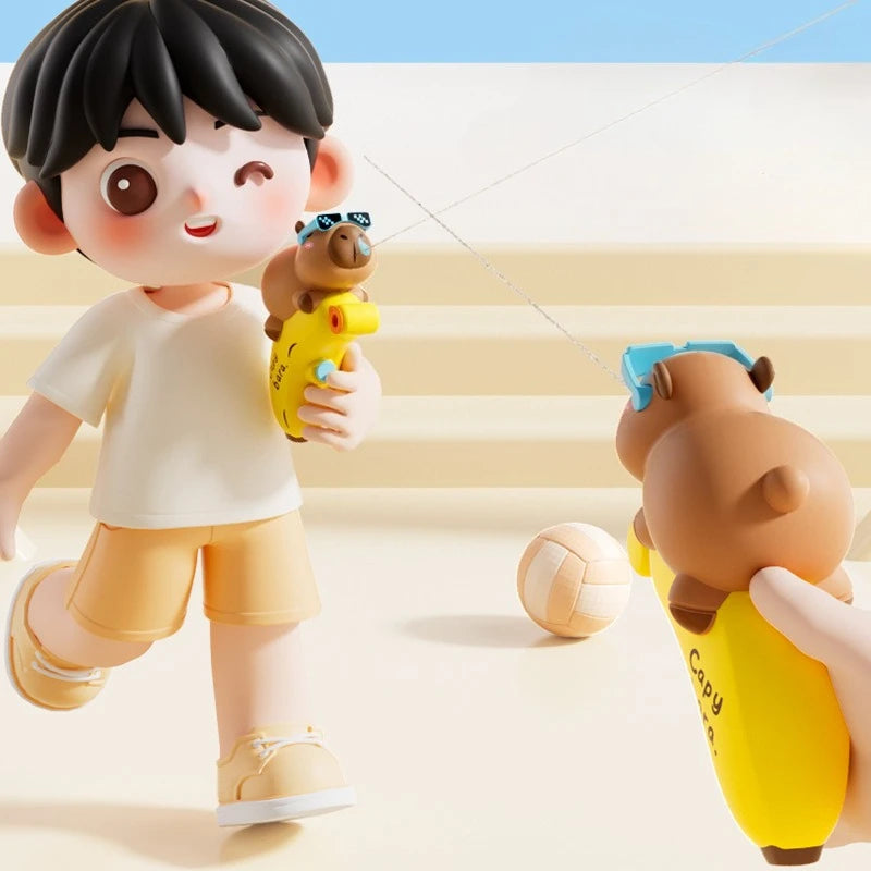 Funny Capybara Plastic Water Gun Gags Practical Jokes Water Toys Cute Capybara Outdoor Games Swimming Pool Squirt Water Toys