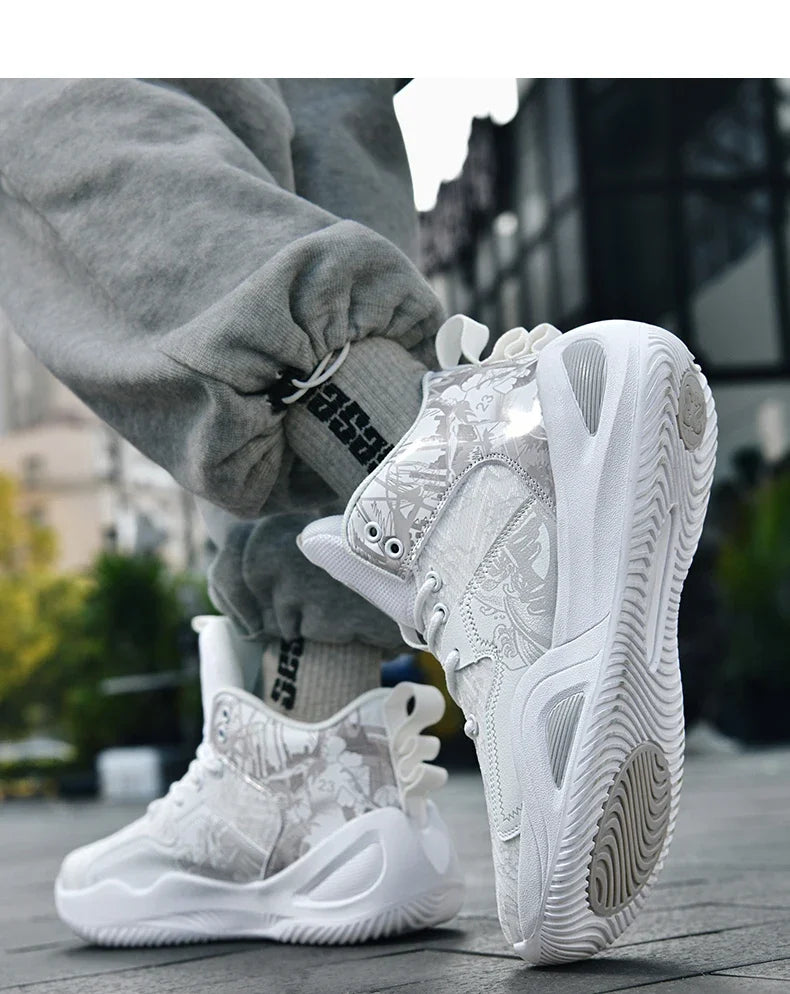 Men Basketball Shoes Trainer Unisex Breathable Athletic Sneakers Light Non-slip High Quality Unisex Outdoor Women Sports Shoes