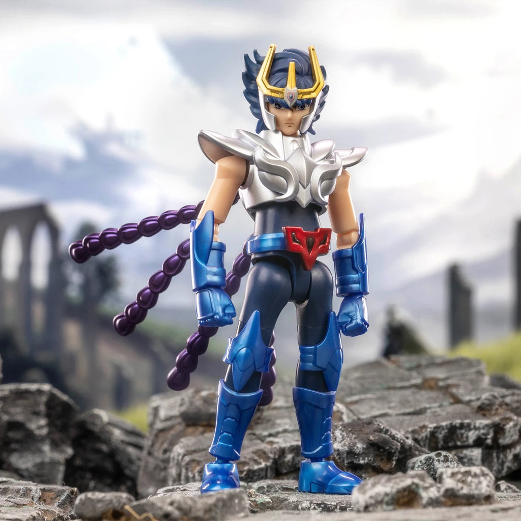 Original Blokees Gold Saint Action Figure Champion Saori Kido Seiya Mu Aiolia Assembly Figure Children Toys Birthday Gift