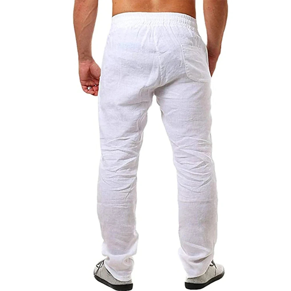 Men's Cotton-Linen Casual Pants
