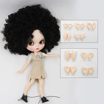 ICY DBS Blyth Doll 1/6 toy bjd matte face customized face joint body custom doll 30cm girls gift anime