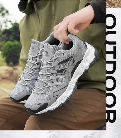 Men Women Hiking Shoes Outdoor Sneakers Jogging Breathable Non-slip Sports Shoes Camping Training Trekking Climbing Trail Shoes