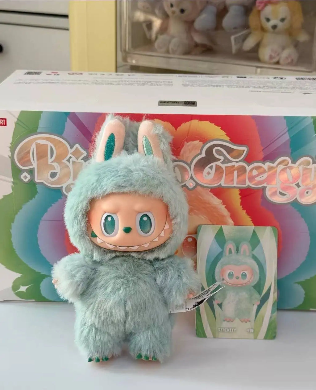 Genuine Labubu 3.0 Big into Energy Plush Doll - Pop Mart Official Blind Box Soft Collectible Toys Home Decor
