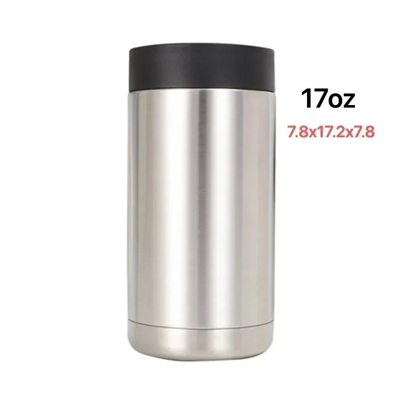 Stainless Steel Wine Bottle Refrigerator Can Double Wall Vacuum Insulated Beer Bottle Cooler Coke Refrigerator Can Bar Accessori
