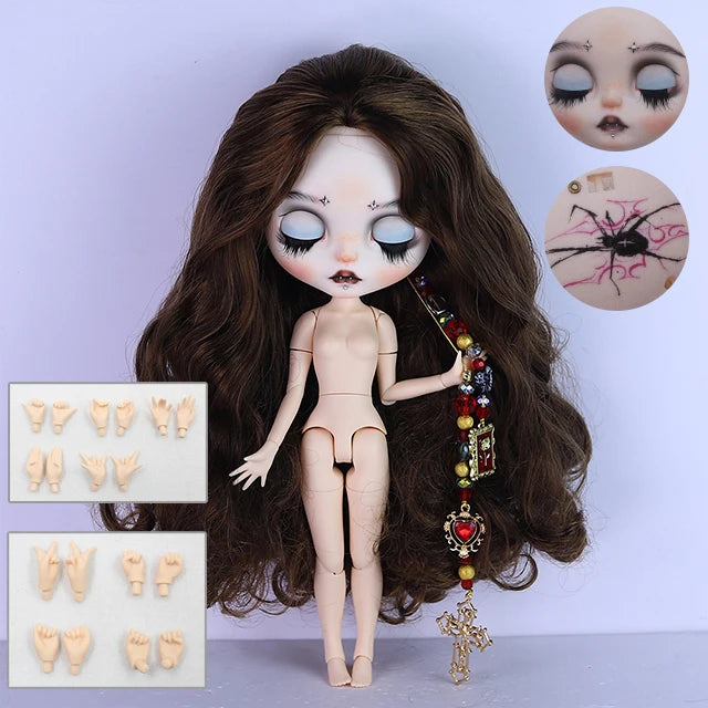ICY DBS Blyth 1/6 doll hand-painted set double eyelids long eyelashes sleepy eyes doll set SD