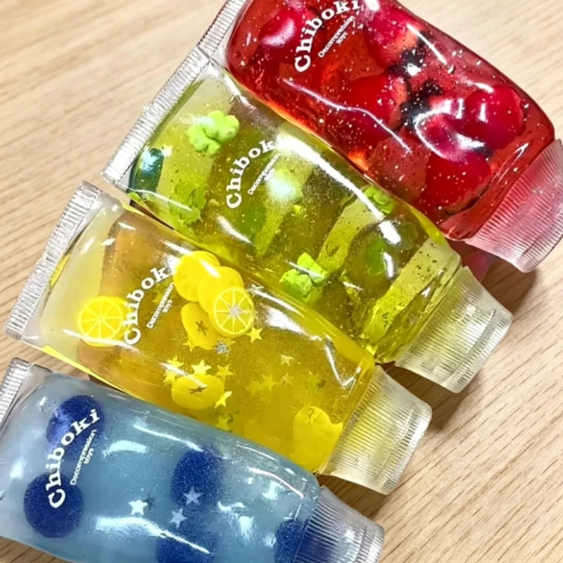 Fruit Filled Maltose Toothpaste Stress Relief Toy Soft Slow Rising Deformable Squeeze Squishy Fidget Sensory Toy