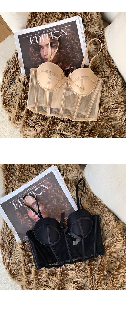 Women's Adjustable Half-Cup Bra