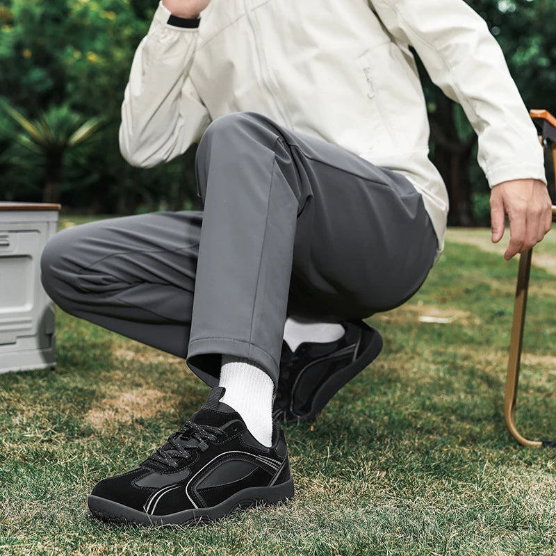 Men’s Wide-Toe Breathable Walking Shoes